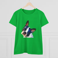 Boston Terrier 'Skipper' Women's Midweight Cotton Tee