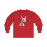 Xoloitzcuintli 'Mexican Hairless' Classic Cotton Long Sleeve Tee