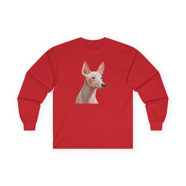 Xoloitzcuintli 'Mexican Hairless' Classic Cotton Long Sleeve Tee