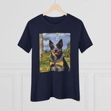Blue Heeler - Australian Cattle Dog 'Bailey' Women's Relaxed Fit Cotton Tee