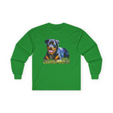 Rottweiler 'Lina' Unisex Cotton Long Sleeve Tee