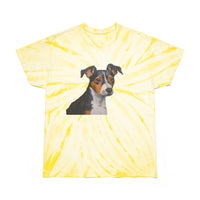 Teddy Roosevelt Terrier Tie-Dye Tee in Cyclone