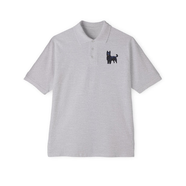 Croatian Sheepdog Men's Piqué Polo Shirt