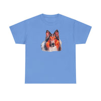 Rough Coated Collie - Unisex Heavy Cotton Tee