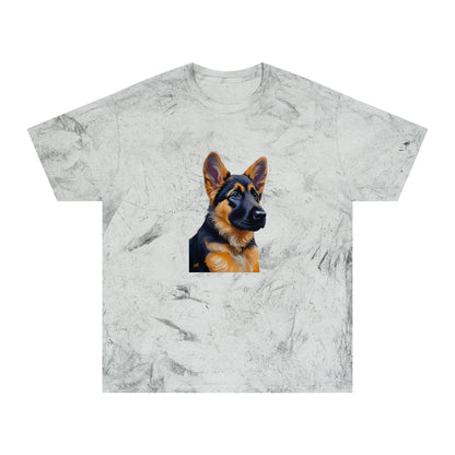 German Shepherd Puppy Unisex Color Blast T-Shirt