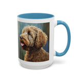 Labradoodle  =- Ceramic Accent Mug - 2 Sizes