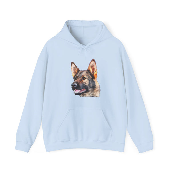 German Shepherd 'Hans' Unisex 50/50 Hoodie by DoggyLips™