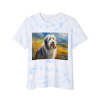 Old English Sheepdog Cotton Blend Fashion Tie-Dyed T-Shirt