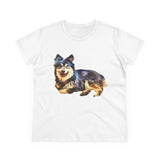 Finnish Lapphund Women's Midweight Cotton Tee