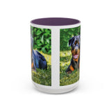Rottweiler - Lina Accent Coffee Mug (11, 15oz)