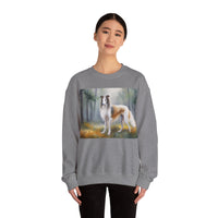 Borzoi 'Russian Wolfhound' Unisex 50/50 Crewneck Sweatshirt