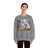 Borzoi 'Russian Wolfhound' Unisex 50/50 Crewneck Sweatshirt