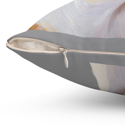 Canaan Dog of Israel Spun Polyester Square Pillow