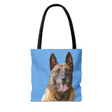 Belgian Malinois Tote Bag: A Canine Masterpiece