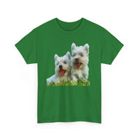 West Highland Terriers - Westies - Unisex Heavy Cotton Tee