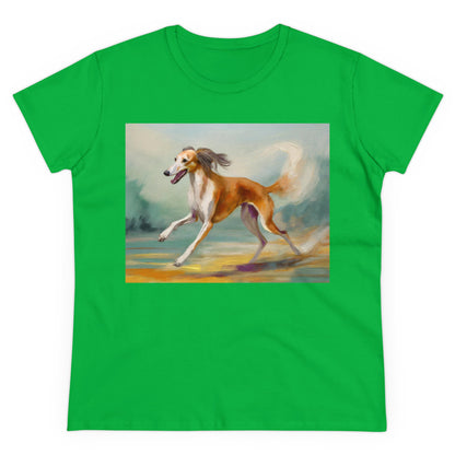 Saluki Women's Midweight Cotton Tee