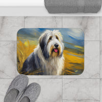 Old English Sheepdog Bathroom Rug Mat