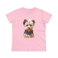 Yorkshire Terrier - Yorkie 'Lupis' Women's Midweight Cotton Tee