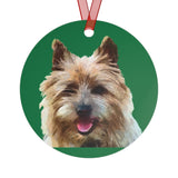 Cairn Terrier Metal Ornaments