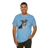 Teddy Roosevelt Terrier Unisex Jersey Short Sleeve Tee