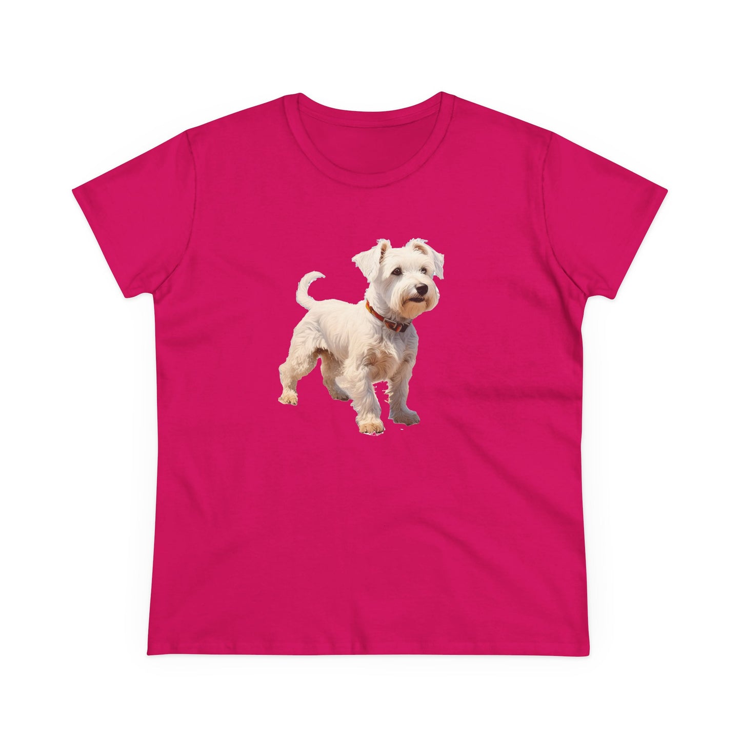 Sealyham Terrier Women's Midweight Cotton Tee