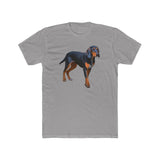 Elegant Transylvanian Scent Hound Men's Fitted Cotton Crew Tee