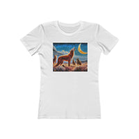 Coyotees in Moonlight Women's Slim Fitted Tee