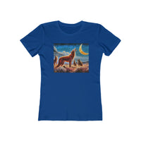 Coyotees in Moonlight Women's Slim Fitted Tee