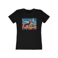 Coyotees in Moonlight Women's Slim Fitted Tee