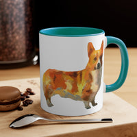 Pembroke Welsh Corgi Accent Coffee Mug, 11oz