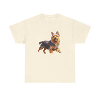 Australian Terrier Unisex Heavy Cotton Tee