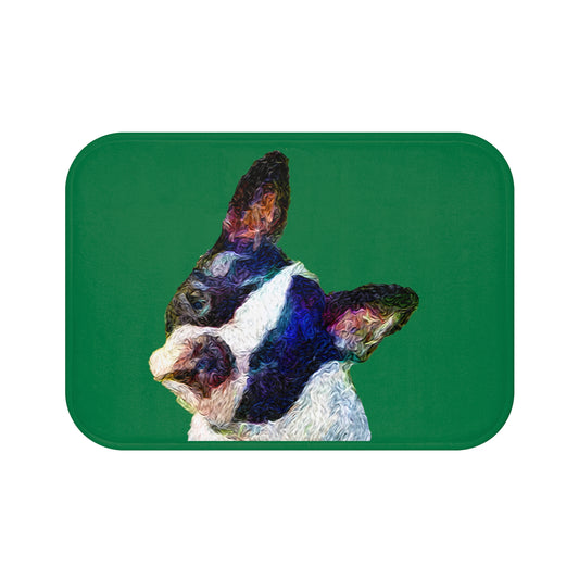 Boston Terrier 'Skipper' Bathroom Rug Mat