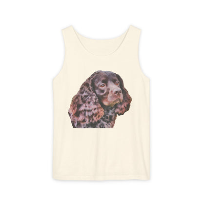 American Water Spaniel Unisex Relaxed Fit Ringspun Cotton Tank Top