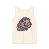 American Water Spaniel Unisex Relaxed Fit Ringspun Cotton Tank Top