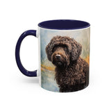 Barbet - Ceramic Accent Coffee Mug  - 2 Sizes