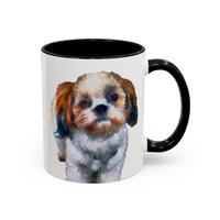 Shih-tzu Accent Ceramic Coffee Mug, 2 sizes