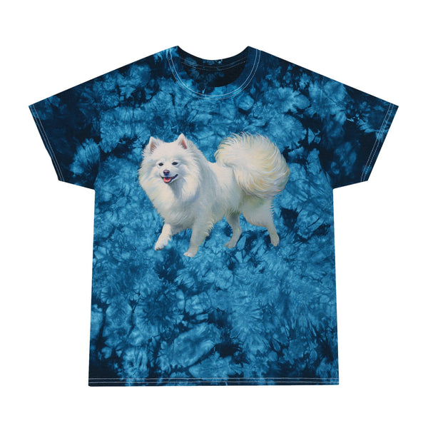 Japanese Spitz - Tie-Dye Tee, Crystal