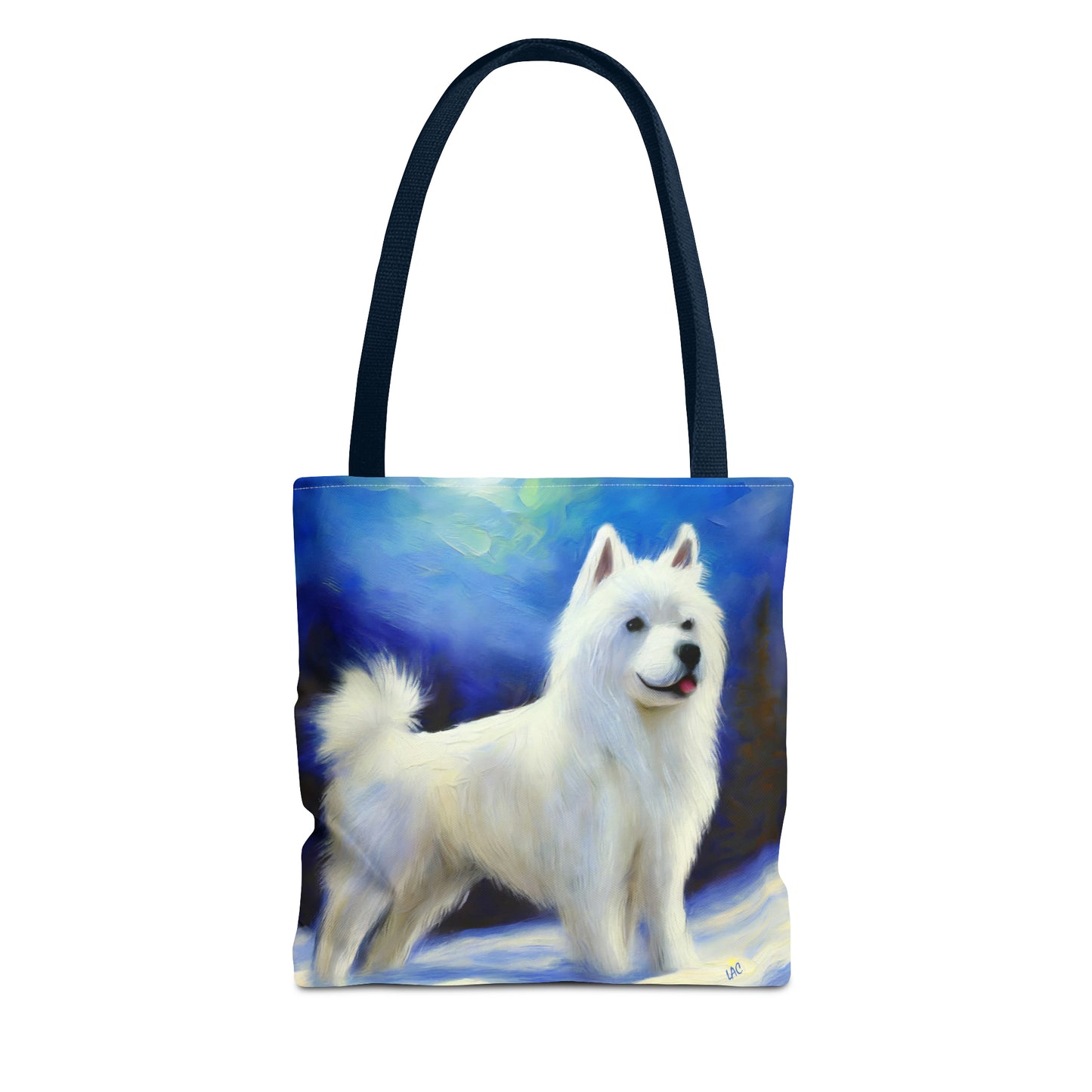 The Enchanted American Eskimo Dog Tote Bag