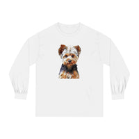 Yorkie - Yorkshire Terrier 'Lupis Unisex Classic Cotton Long Sleeve T-Shirt