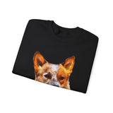 Red Heeler - Australian Cattle Dog - Unisex 50/50 Crewneck Sweatshirt