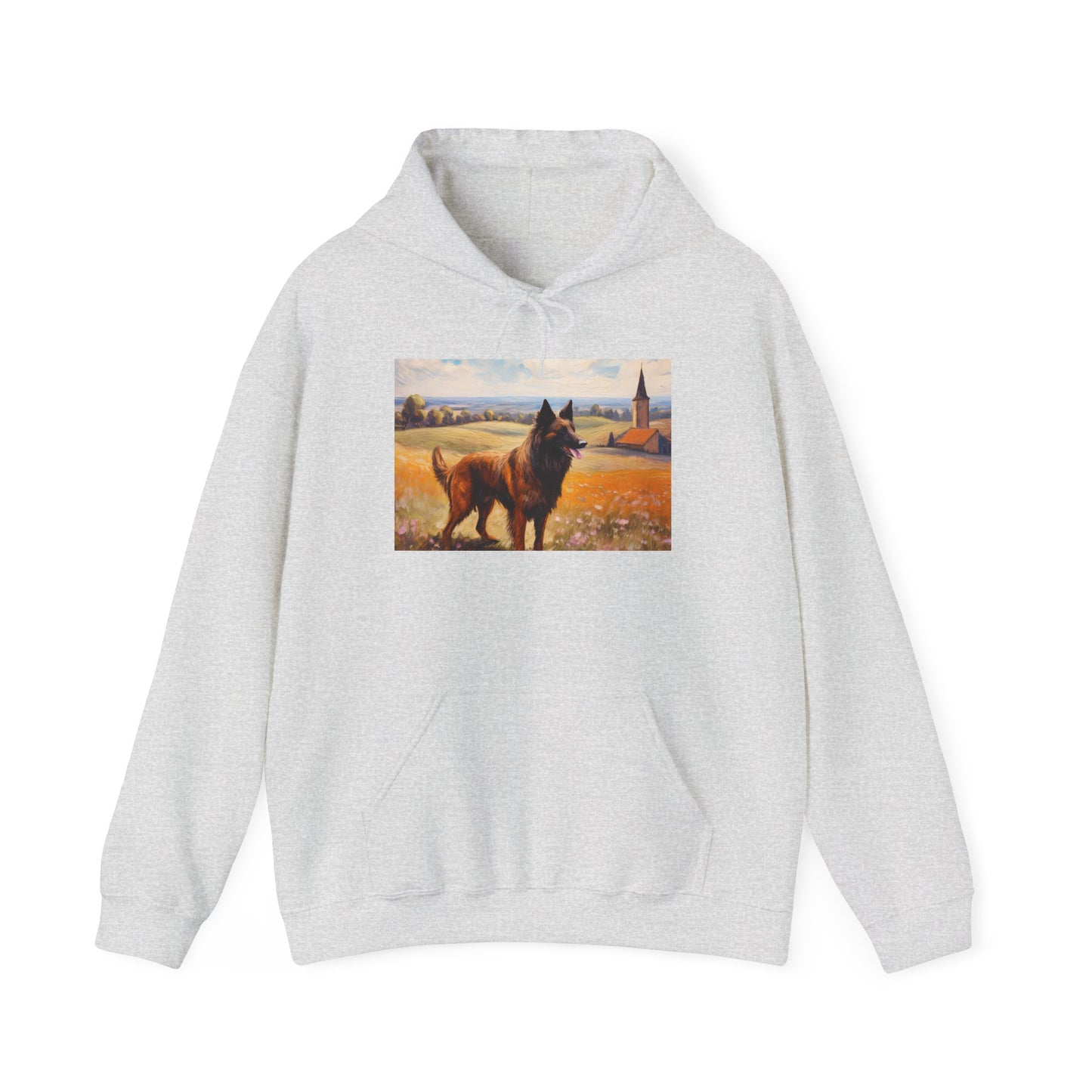 Belgian Tervuren Unisex 50/50 Hooded Sweatshirt