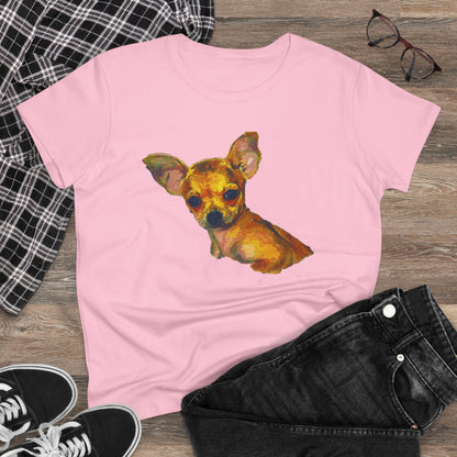 Chihuahua 'Belle' Women's Midweight Cotton Tee
