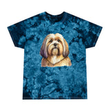 Lhasa Apso Classic Tie-Dye Tee, Crystal