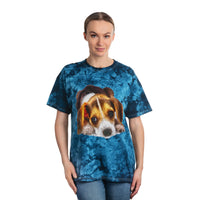 Beagle 'Daisy Mae' Unisex Cotton Tie-Dye Tee, Crystal
