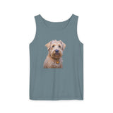 Soft Coated Wheaten Terrier - Unisex Relaxed Fit Garment-Dyed Tank Top