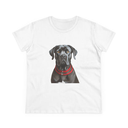 Cane Corso Women's Midweight Cotton Tee: The Comfiest Style Upgrade!