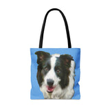 Border Collie '#2'  Tote Bag