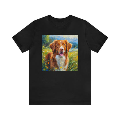 Nova Scotia Duck Tolling Retriever 'Dixie' -  Classic Jersey Short Sleeve Tee