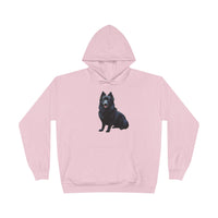 Schipperke Unisex Dog Lover Fleece Lined Hoodie