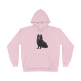 Schipperke Unisex Dog Lover Fleece Lined Hoodie